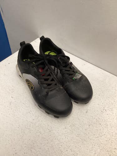 Used Rawlings COOLFLO BB/SB Cleats Black Youth 07.5 11443-S000196014