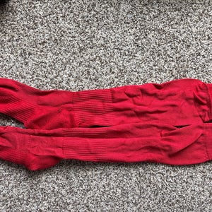 Red Women's Medium  Socks (Used)