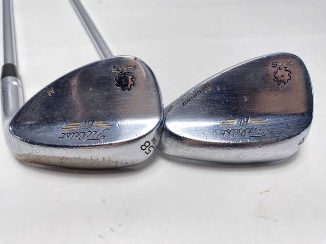 Titleist Vokey SM5 Tour Chrome Wedge Set 54* 10 58* 8 Wedge Steel Mens RH