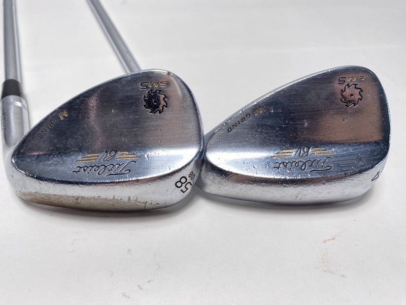 Titleist Vokey SM5 Tour Chrome Wedge Set 54* 10 58* 8 Wedge Steel Mens RH