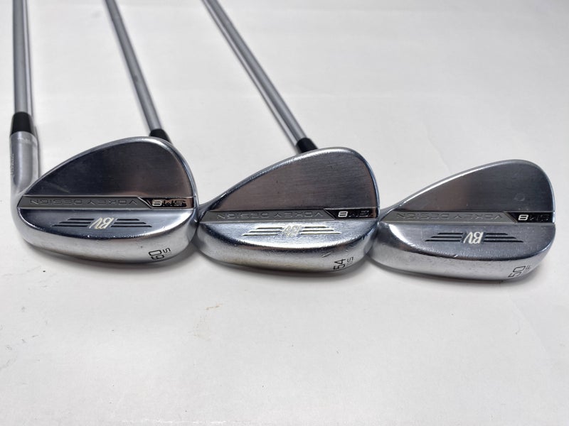 Titleist Vokey SM8 Tour Chrome Wedge Set 50* 8 | 54* 10 | 60* 10 NS Pro Mens RH