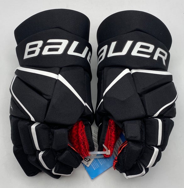 NEW Bauer Vapor Velocity Gloves, Black/White, 15”