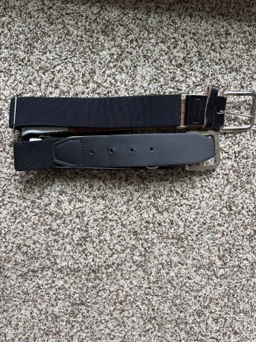 Black Softball Belt
