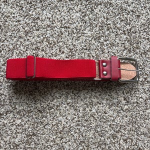 Red Softball Belt