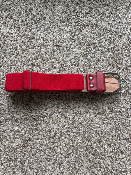 Red Softball Belt