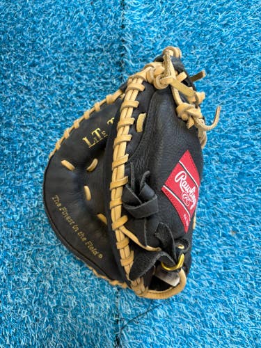 Black Rawlings Highlight Series LH Catcher's Baseball Glove 31.5" (Used)