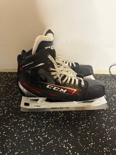 2019 CCM Jetspeed FT2 Hockey Goalie Skates Regular Width Pro Stock 10.5 (New)