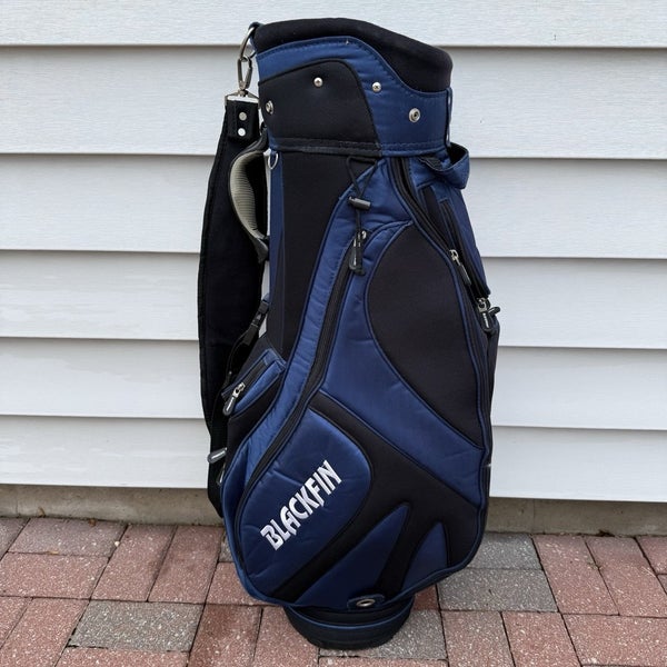 Blackfin Golf Cart Bag Blue Black White 6 Way Dividers