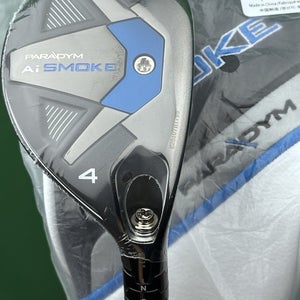 Callaway Paradym Ai Smoke Rescue 4-Hybrid 4H 21* Regular Flex Cypher Sixty NEW!