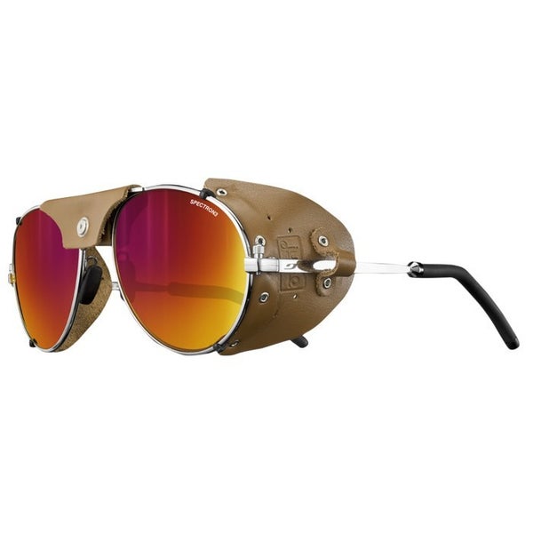 New Julbo Cham retro sunglasses mountaineering hiking leather Sun glasses silver