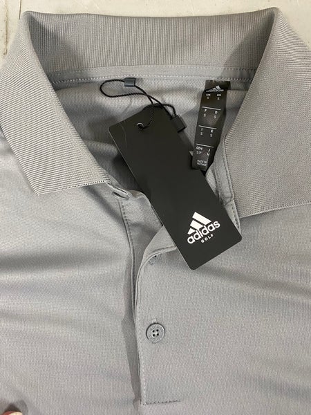 Adidas mens small gray golf shirt