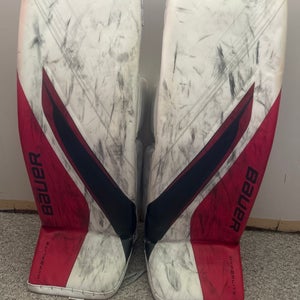 Large  Bauer Vapor Hyperlite 2 Goalie Leg Pads Pro Stock (Used)