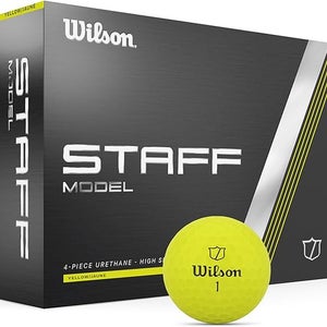 Wilson Staff Model Golf Balls (Yellow, 12pk)  1dz 2024 NEW