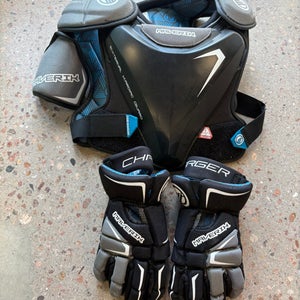 Youth Maverik Charger Chest Protector & Gloves (Used)