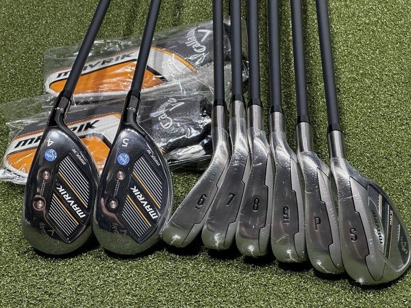 Callaway Golf Mavrik MAX W Womens Combo Iron Set 4H, 5H, 6-SW Graphite NEW!
