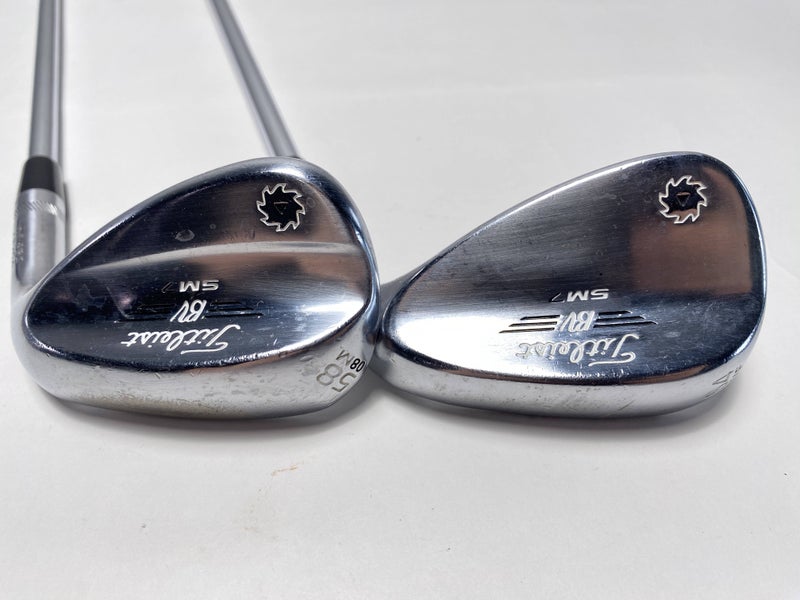 Titleist Vokey SM7 Tour Chrome Wedge Set 54*14 58*8 XP 90 R300 Regular Steel RH