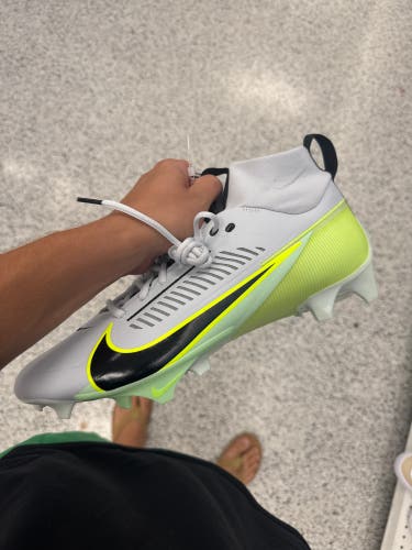 White Men's Size M 14.0 (W 15.0) Adult Nike Vapor edge pro 360 Cleats (New)