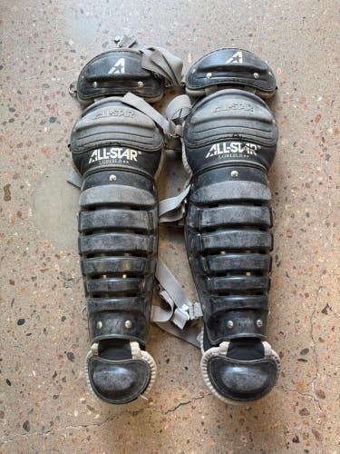 All Star LG912LS Catcher's Leg Guards 13.5" (Used)