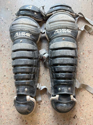 All Star LG912LS Catcher's Leg Guards 13.5" (Used)