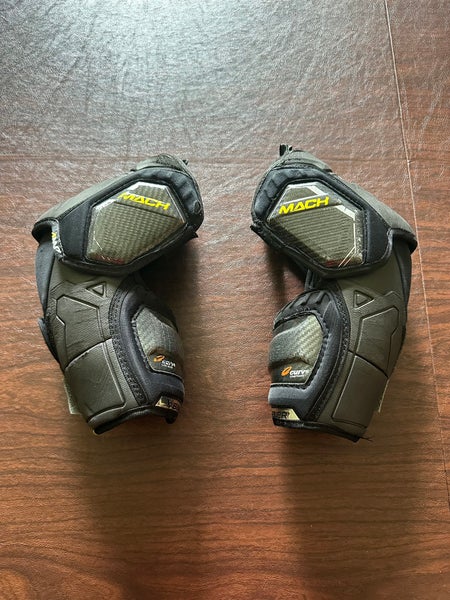 Large Intermediate Bauer Supreme Mach Elbow Pads (Used)