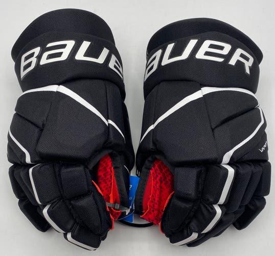 NEW Bauer Vapor Velocity Gloves, Black/White, 12”