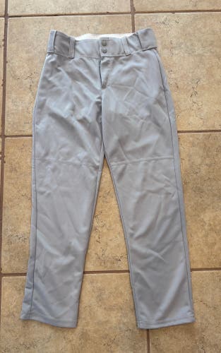 Gray Unisex Youth Large Alleson Game Pants (Used)