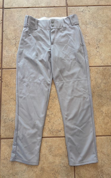 Gray Unisex Youth Large Alleson Game Pants (Used)