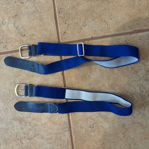 Youth Baseball belts blue