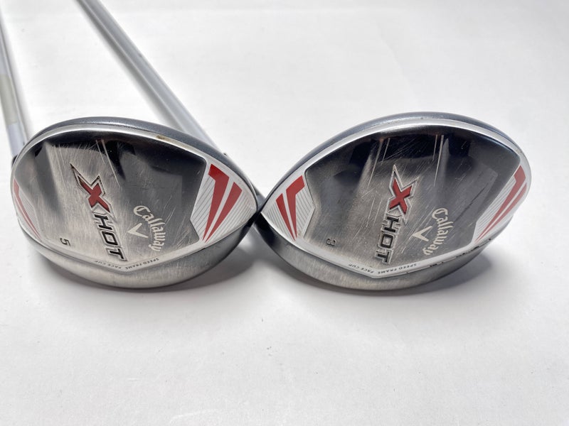 Callaway X Hot 19 3 & 5 Fairway Wood Set 15* 18* Project X PXv Regular RH
