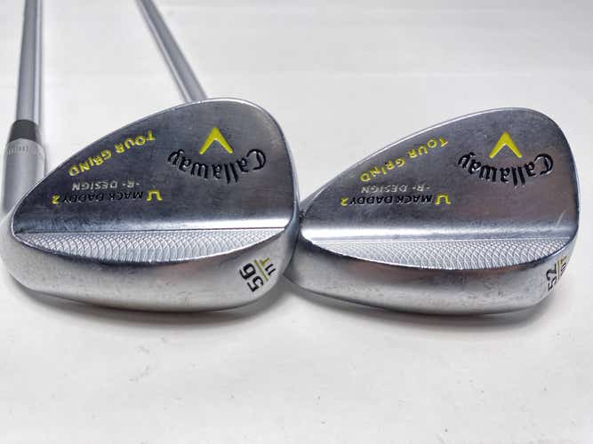 Callaway Mack Daddy 2 Tour Grind Chrome Wedge Set 52* 10 56* 11 DG S300 RH