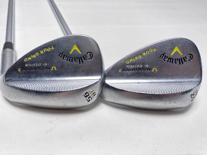 Callaway Mack Daddy 2 Tour Grind Chrome Wedge Set 52* 10 56* 11 DG S300 RH