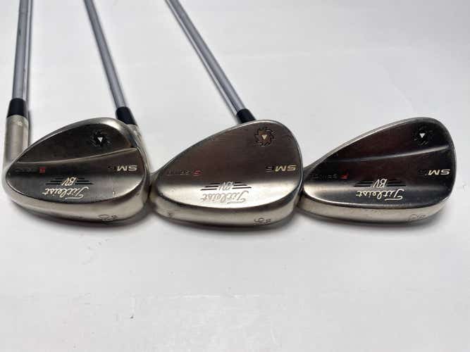 Titleist Vokey SM6 Tour Chrome Wedge Set 52*12 56*10 60*10 Wedge Steel Mens RH