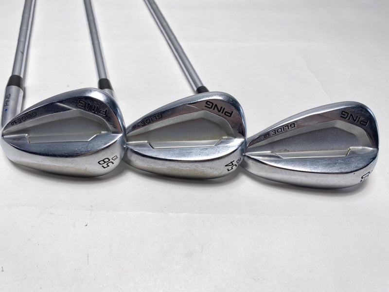 Ping Glide 3.0 Wedge Set 50* 12 54* 12 58* 10 Blue Dot Z-Z115 Wedge Steel RH