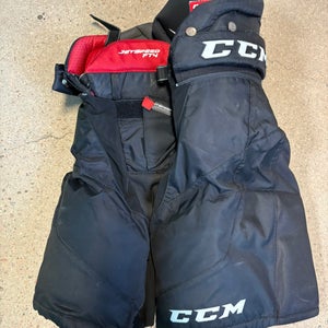 Black Senior Small CCM Jetspeed FT4 Hockey Pants (Used)