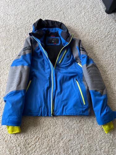 Blue Men's Adult XL Spyder Monterosa GTX Jacket (Used)