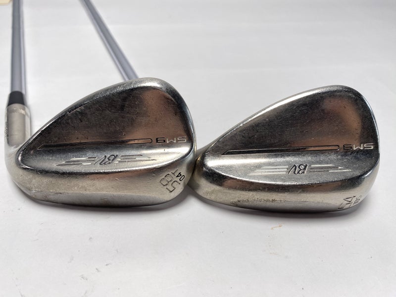 Titleist Vokey SM9 Brushed Steel Wedge Set 54*10 58*4 DG S400 Stiff Steel RH