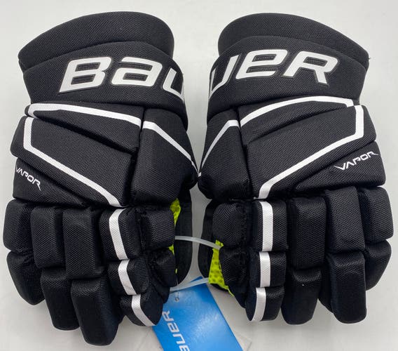 NEW Bauer Vapor Velocity Gloves, Black/White, 11”