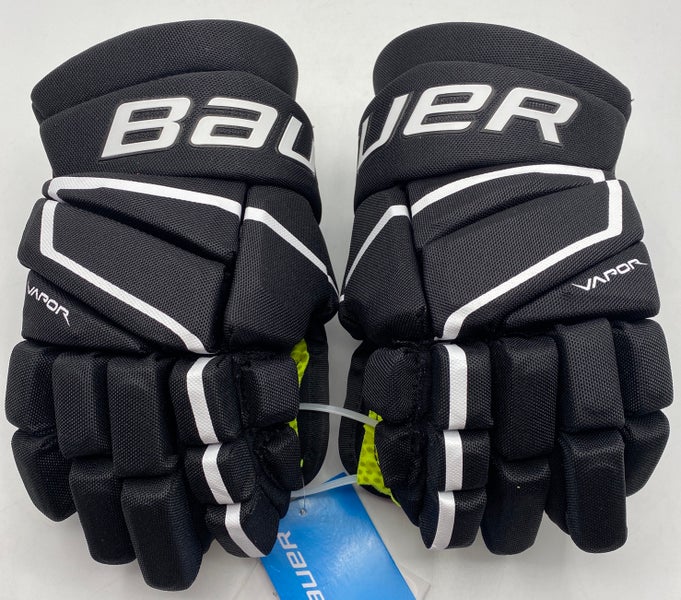 NEW Bauer Vapor Velocity Gloves, Black/White, 11”