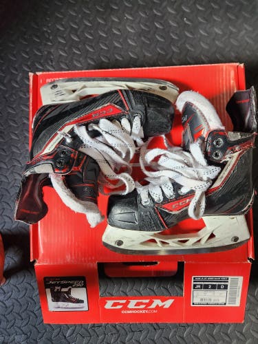 CCM JetSpeed 290 Hockey Skates Regular Width Size 2 (Used)