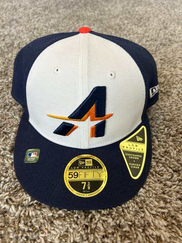 Blue Men's Medium/Large New Era Hat (New)
