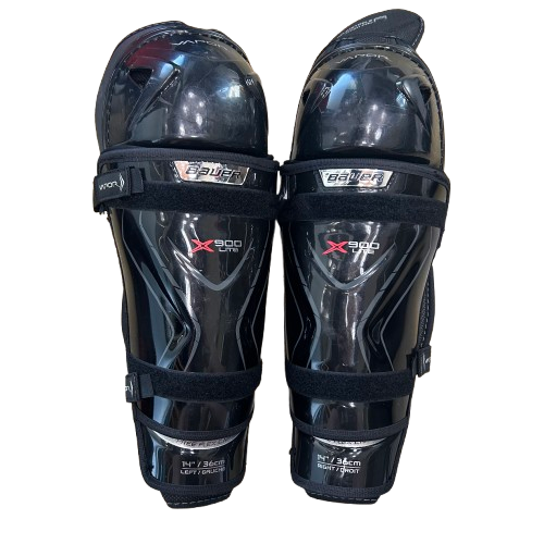 Bauer Vapor X900 Lite - Used Senior 14" Pro Stock Shin Pads