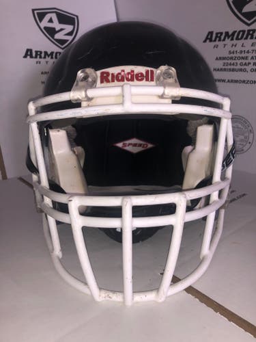 USED RIDDELL SPEED ADULT HELMET - MEDIUM - FLAT BLACK
