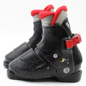 Nordica Super 0.1 Kid's Ski Boots - Size 3.5 / Mondo 21.5 Used