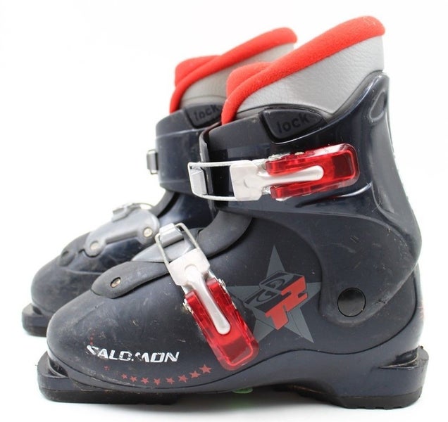 Salomon Performa T2 Youth Ski Boots - Size 2 / Mondo 20 Used