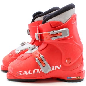 Salomon Performa T2 Kids Ski Boots - Size 1/ Mondo 19 Used