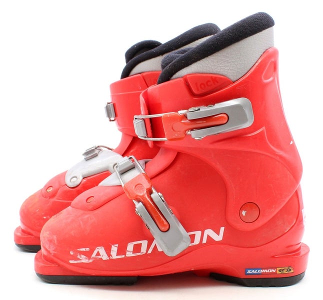 Salomon Performa T2 Kids Ski Boots - Size 1/ Mondo 19 Used