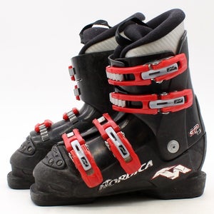Nordica GP TJ Kids Ski Boots - Size 2.5 / Mondo 20.5 Used