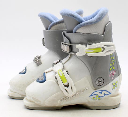 Nordica GP T2 Kids Ski Boots - Size 11.5 / Mondo 17.5 Used