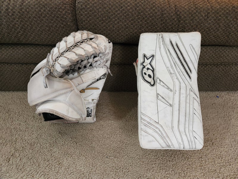Brian's Gnetik V Senior Regular Glove and Blocker set (Used)
