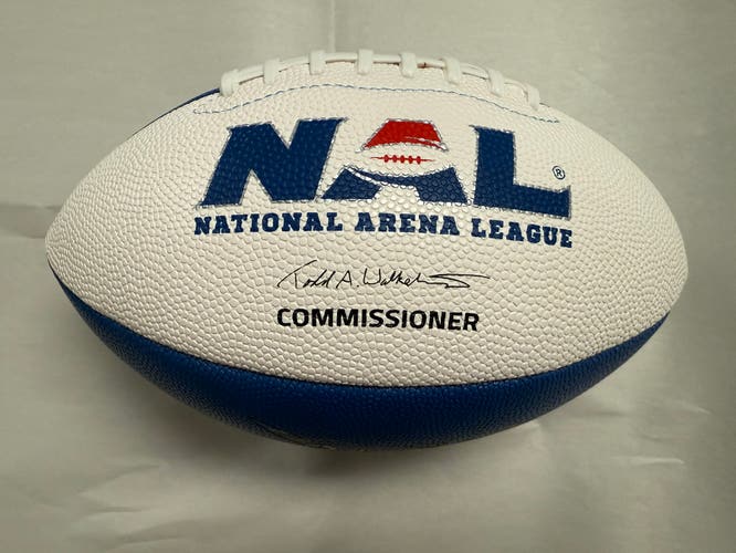 NAL Oklahoma Flying Aces Football Blue White Defunct  Game Ball